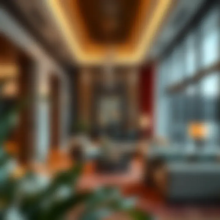 Luxurious Interior Design of Chalet Mamzar Interior design highlights of Chalet Mamzar's luxurious features