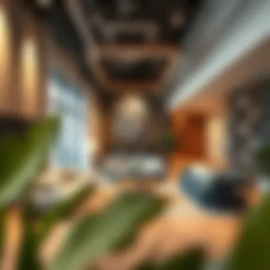 Contemporary Shared Living Experience in Dubai Modern co-living space showcasing shared amenities