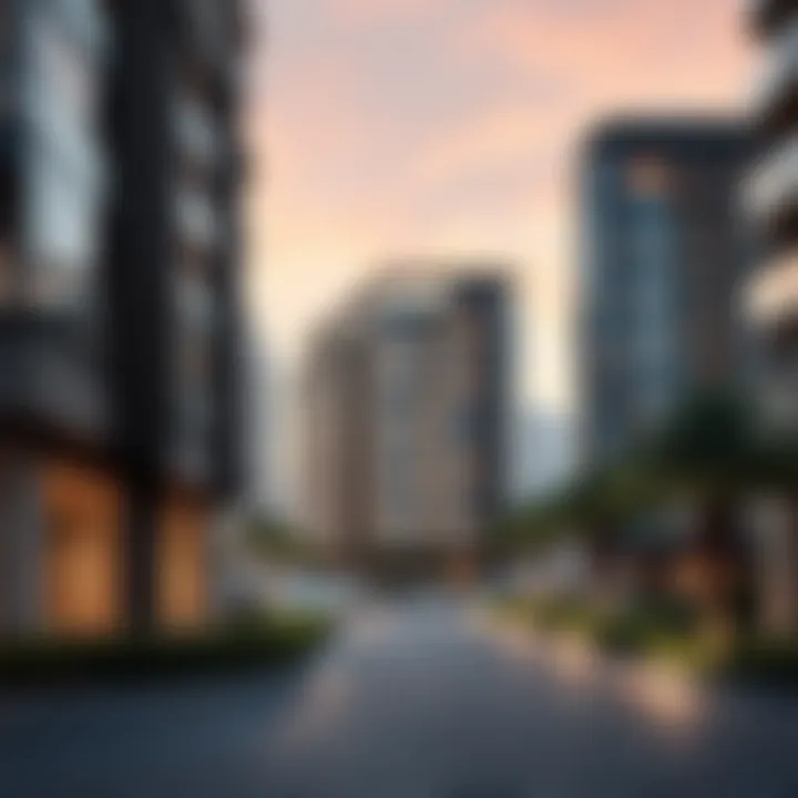 Contemporary Design of Danube Properties Modern architectural design of Danube Properties in Dubai