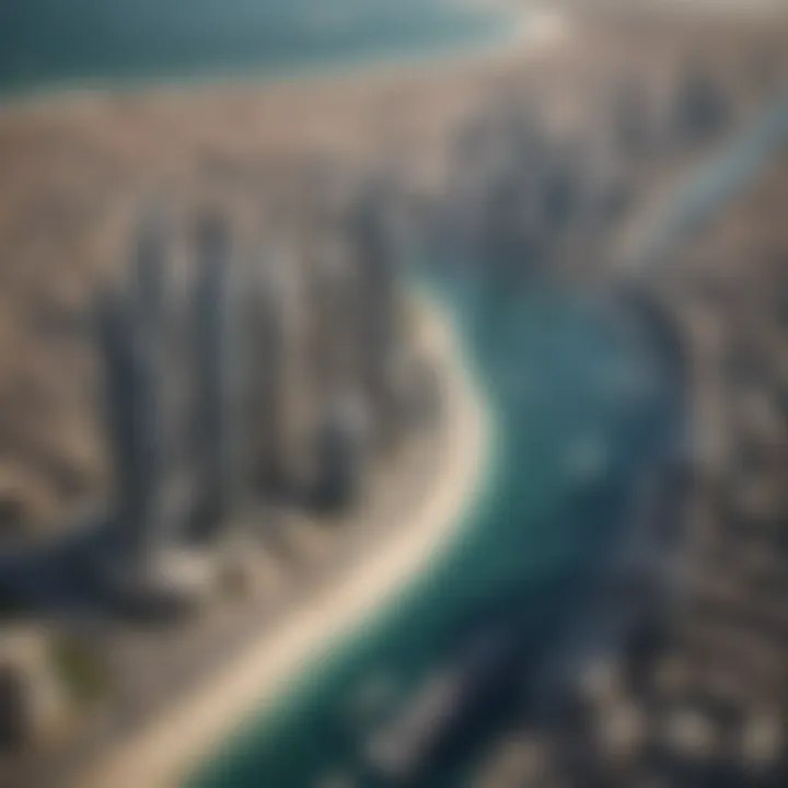 A detailed overview of Dubai Maritime City's layout