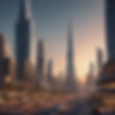 Dubai's Architectural Marvels Stunning skyline of Dubai with modern architecture