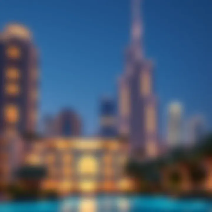 Elegant Dubai skyline showcasing luxury real estate