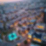 Aerial View of Furjan Community Aerial view of Furjan community showcasing modern architecture