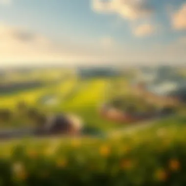 Breathtaking Golf Course at Golf Grand Emaar Golf course showcasing the scenic beauty of the area