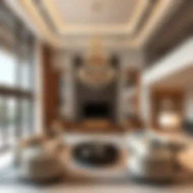 Elegant Living Spaces in Golf Grand Emaar Luxurious interior of a Golf Grand Emaar residence