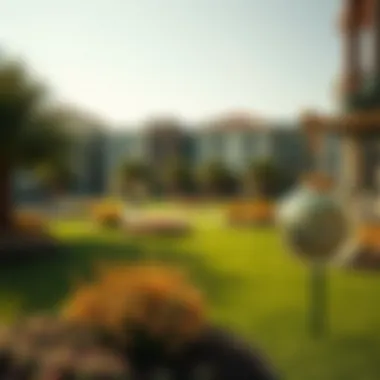 Lush green parks and recreational areas in Grassland Barsha