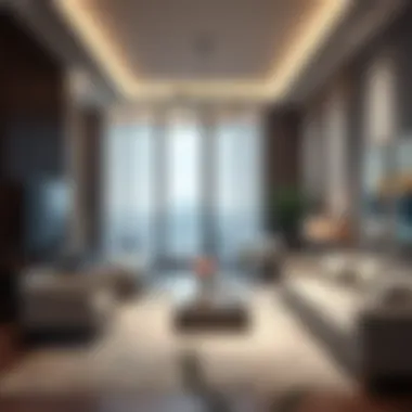 Elegant Interior Design of Helvetia Residences Luxurious living space interior at Helvetia Residences highlighting design and comfort