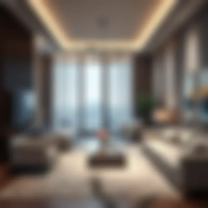 Elegant Interior Design of Helvetia Residences Luxurious living space interior at Helvetia Residences highlighting design and comfort