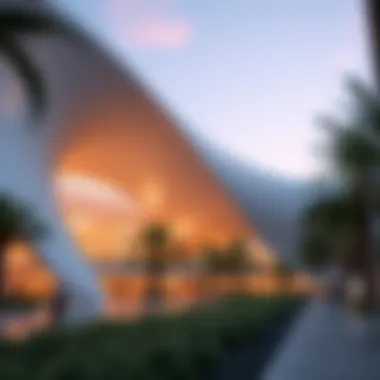 The futuristic design of the Museum of the Future