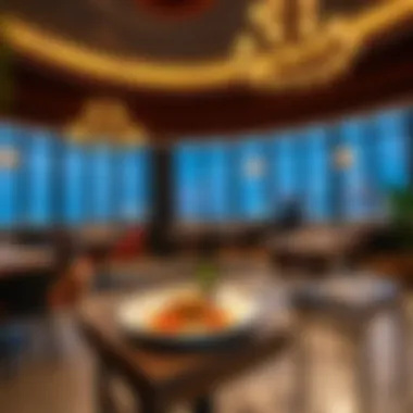 Dining experience highlights at فندق جنة برج السراب with exquisite dishes