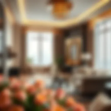 Luxurious suite interior at فندق جنة برج السراب with opulent decor