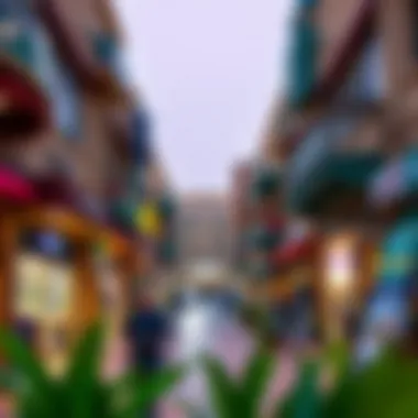 Local Businesses in جميرا سيركل A bustling shopping area in جميرا سيركل filled with local businesses