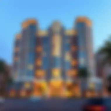 Stunning architectural facade of Jumeirah Falcon showcasing modern design elements