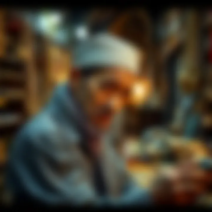 Intricate Handmade Jewelry Artisan showcasing intricate handmade jewelry