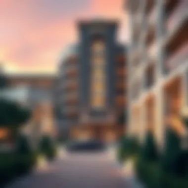 Architectural Elegance of La Residence JVT Stunning architectural view of La Residence JVT