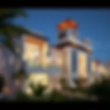 Architectural Elegance of La Riviera Stunning architectural view of La Riviera in Jumeirah Village Circle