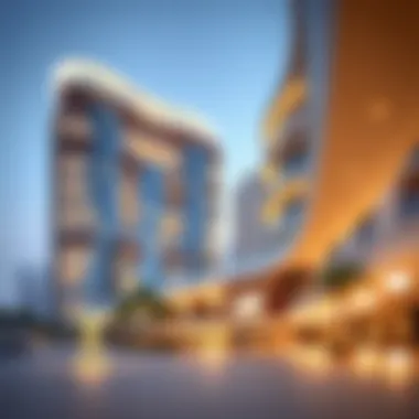 Architectural Marvel of La Vie at JBR Stunning view of La Vie at JBR showcasing its unique architecture