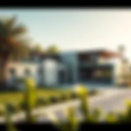 Stunning ranch-style property showcasing modern architecture surrounded by lush greenery.