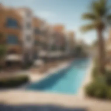 Vibrant community life in Palm Jumeirah with recreational activities