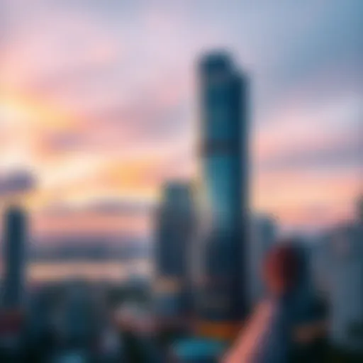 Stunning Skyline View of Marina Heights Tower Stunning skyline view featuring Marina Heights Tower