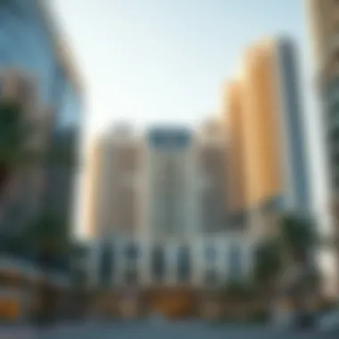 A stunning view of Marsa Plaza's unique architectural design