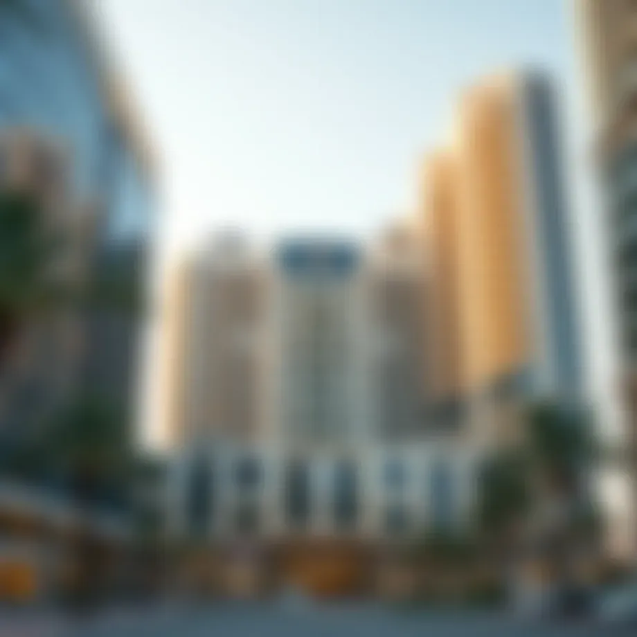 A stunning view of Marsa Plaza's unique architectural design