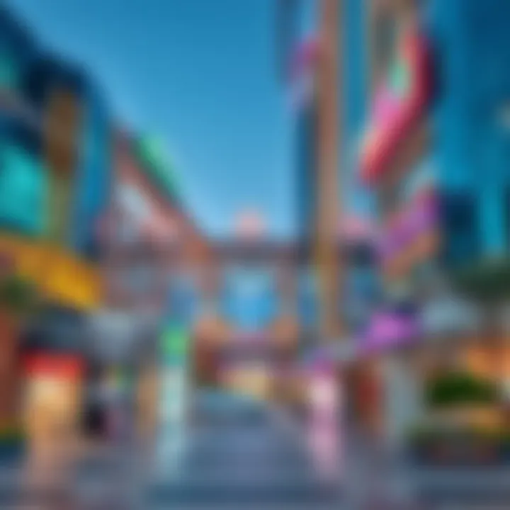 Vibrant commercial spaces in Marsa Plaza