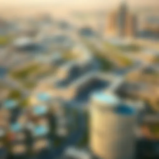 Nad Al Sheba: The Evolving Urban Landscape Aerial view of Nad Al Sheba showcasing Meraas developments