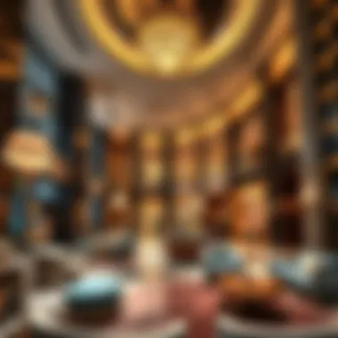 Luxurious Interior Design of مراد مول Interior design elements of مراد مول highlighting luxury