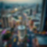 Aerial Perspective of Muroor Road in Abu Dhabi Aerial view of Muroor Road showcasing its urban landscape