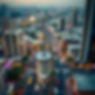 Aerial Perspective of Muroor Road in Abu Dhabi Aerial view of Muroor Road showcasing its urban landscape