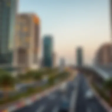 Modern Infrastructure Developments on Muroor Road Modern infrastructure developments surrounding Muroor Road