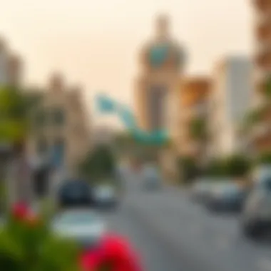 Vibrant Neighborhoods Near Muroor Road Vibrant neighborhoods adjacent to Muroor Road