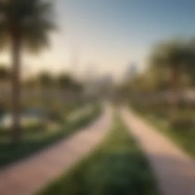 Community Park and Green Spaces in Nad Al Hamar Community park featuring green spaces in Nad Al Hamar