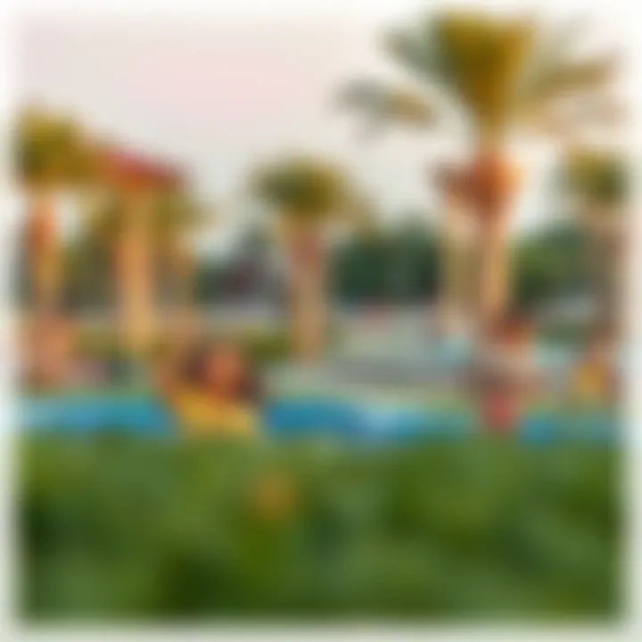 Recreational Activities in Nakheel Park Families enjoying recreational activities at Nakheel Park