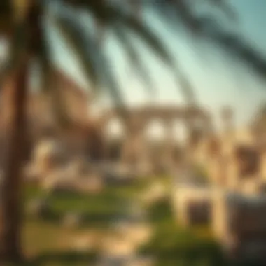 Cultural Heritage of Ancient Ruins Ancient ruins reflecting cultural heritage