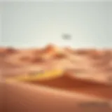 Majestic desert landscape showcasing dunes