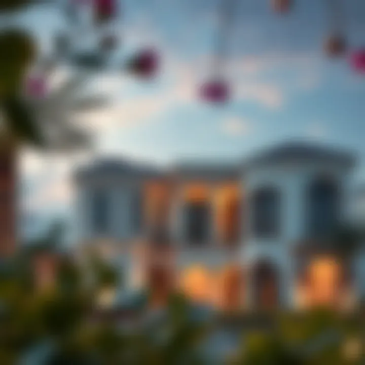 Luxurious villa in an oasis land neighborhood