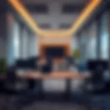 Modern office environment in Al Quoz