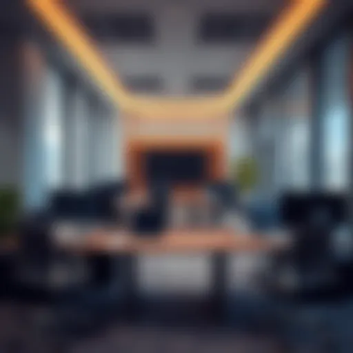 Modern Office Setup in Al Quoz Modern office environment in Al Quoz