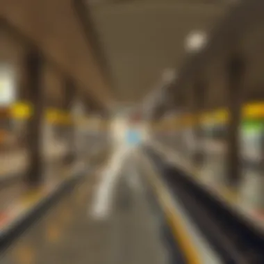 Connectivity Map of Oud Metha Metro Station Map highlighting the connectivity of Oud Metha Metro Station within Dubai's transit system