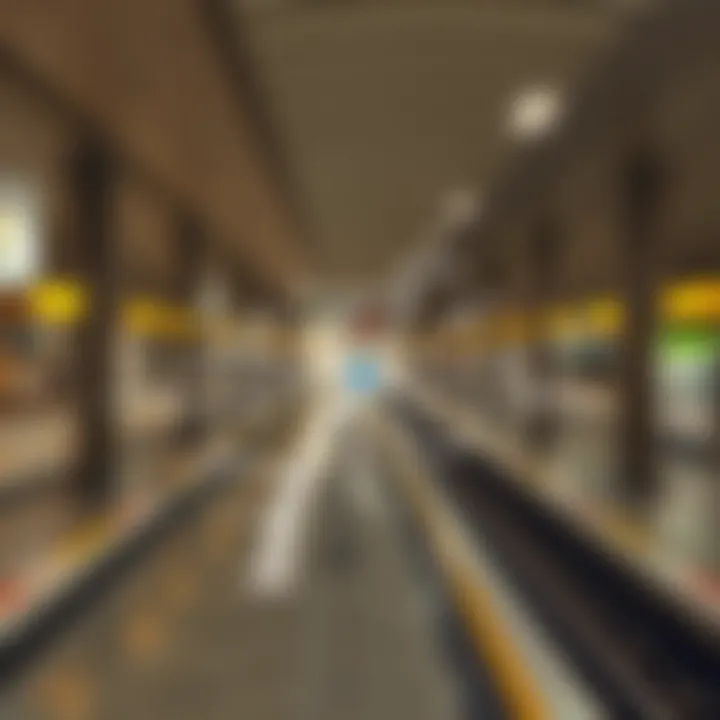 Connectivity Map of Oud Metha Metro Station Map highlighting the connectivity of Oud Metha Metro Station within Dubai's transit system