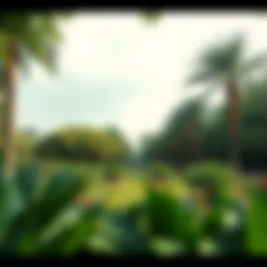 A Serene Green Space in the Heart of Dubai Lush greenery in Ras Al Khor Park