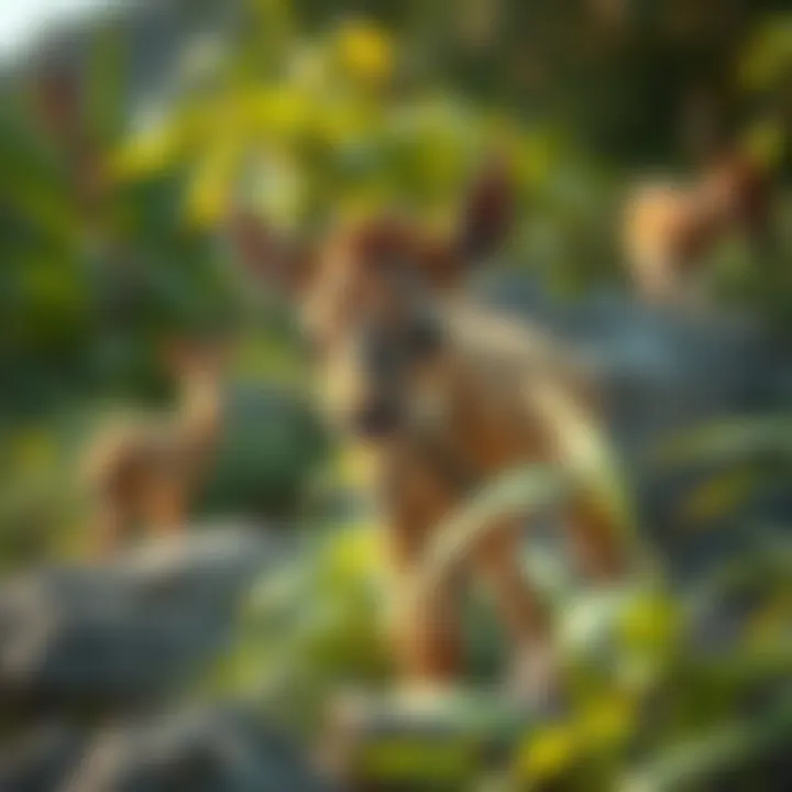 Diverse Wildlife Flourishing in the Sanctuary Wildlife diversity at Ras Al Khor