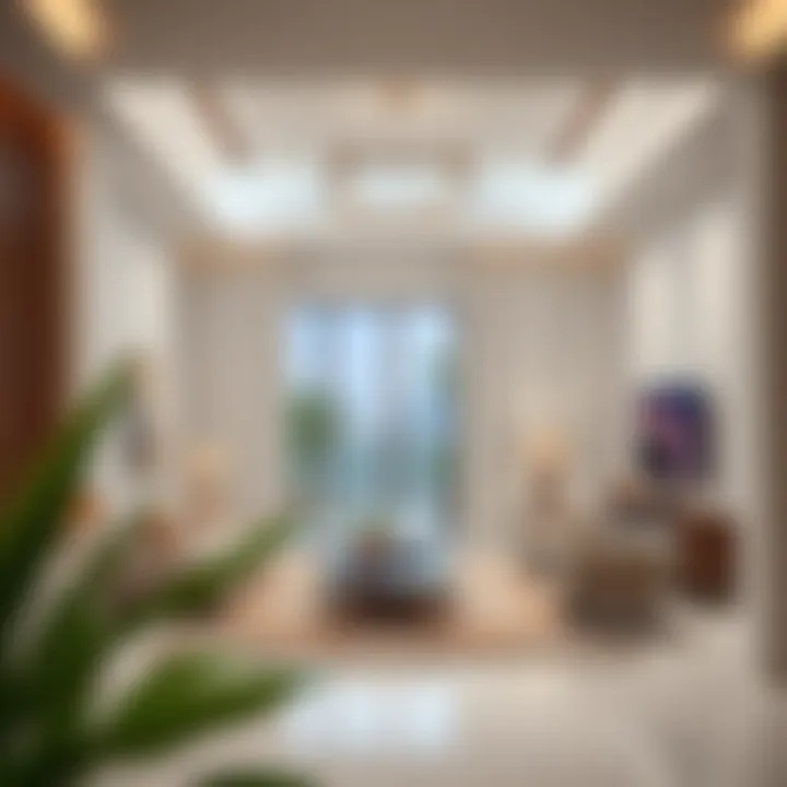 Elegant Interiors in Reem Hills Phase 2 Elegant interiors of a home in Reem Hills Phase 2 reflecting modern living