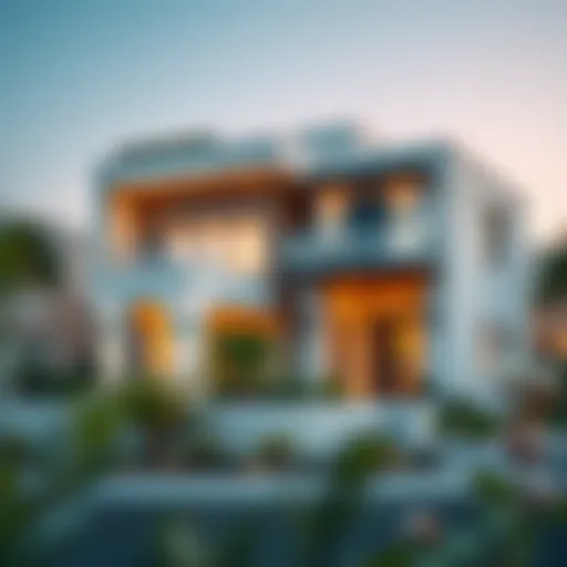 Luxurious villa in Reem Hills Phase 2 showcasing modern architectural design