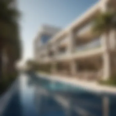 Architectural Elegance of Rixos by Nakheel Stunning architectural view of Rixos by Nakheel showcasing its modern design