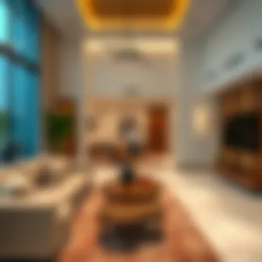 Stylish Interiors of Roda Amwaj Residences Trendy interior design features of Roda Amwaj residences