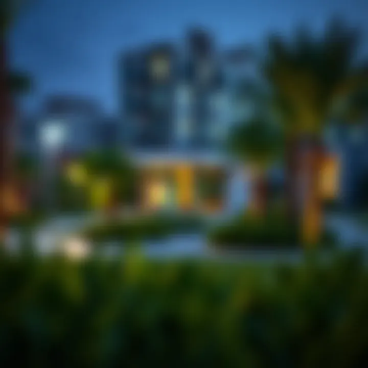 Community park with modern amenities in Silicon Oasis