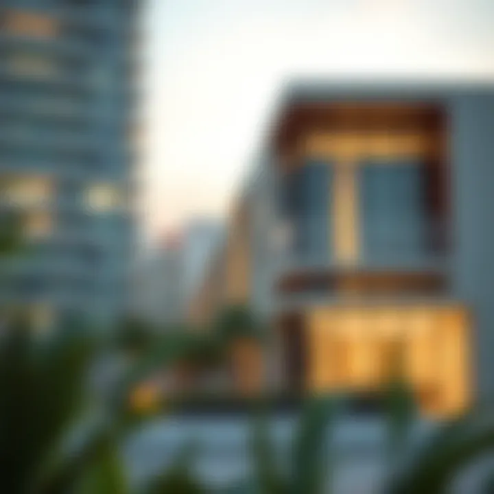 Contemporary architectural design in Silicon Oasis